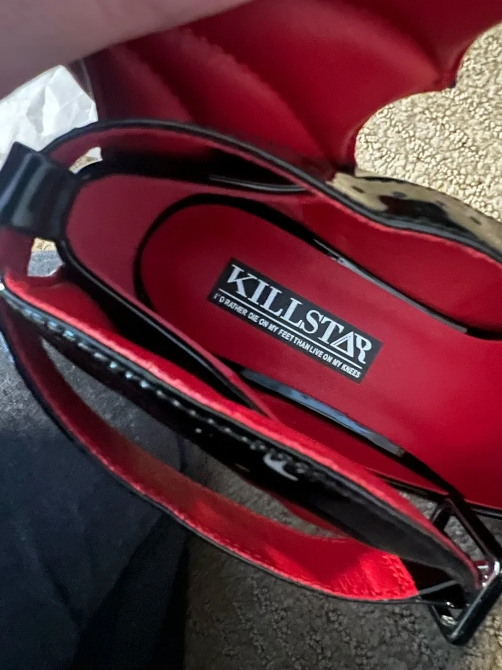 Killstar - Bat Wing Heels - Size 7